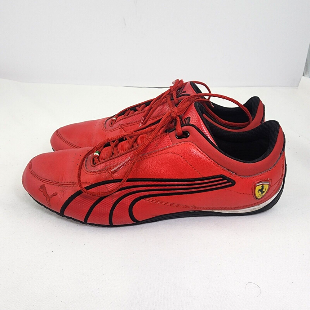 Puma Ferrari Men 9 Drift Cat 4 Rosso Corsa Red Driving Shoes Scuderia Sneakers